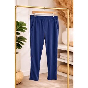 Rhone Pants Men L Blue Pursuit Elastic Techwear Drawstring Travel Athlesiure